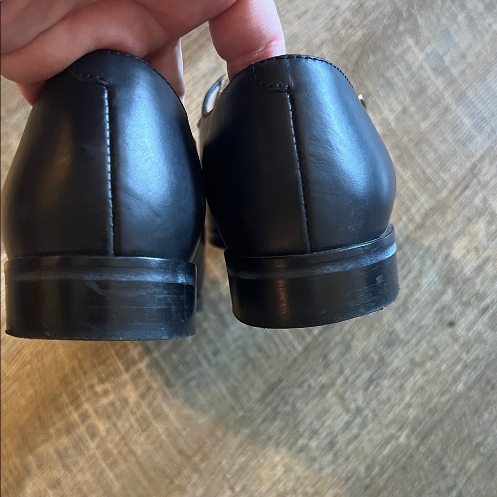 J. Crew Women's Black and White Pointed-toe Monk Strap shoes - Picture 12 of 12